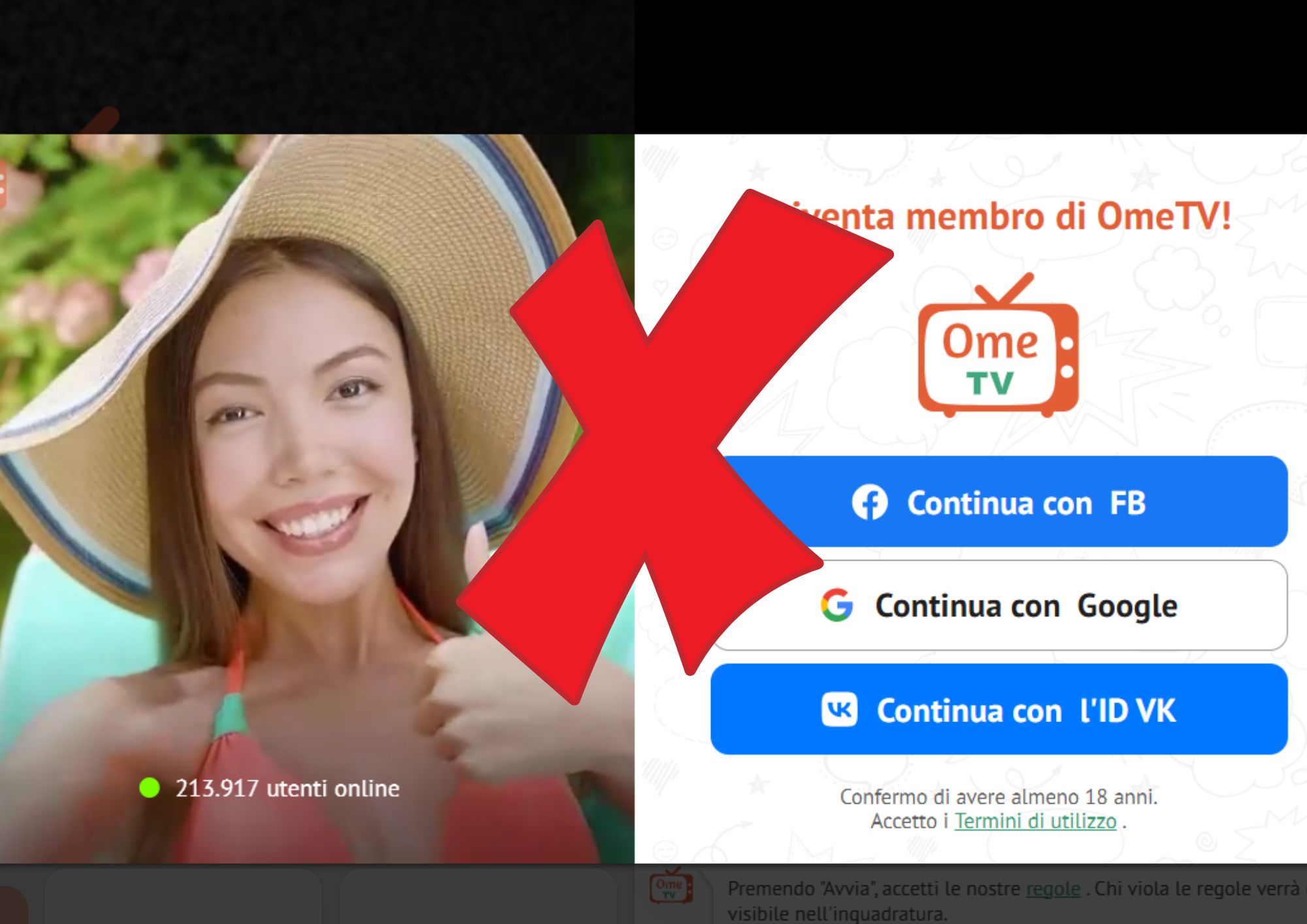 ome tv truffa